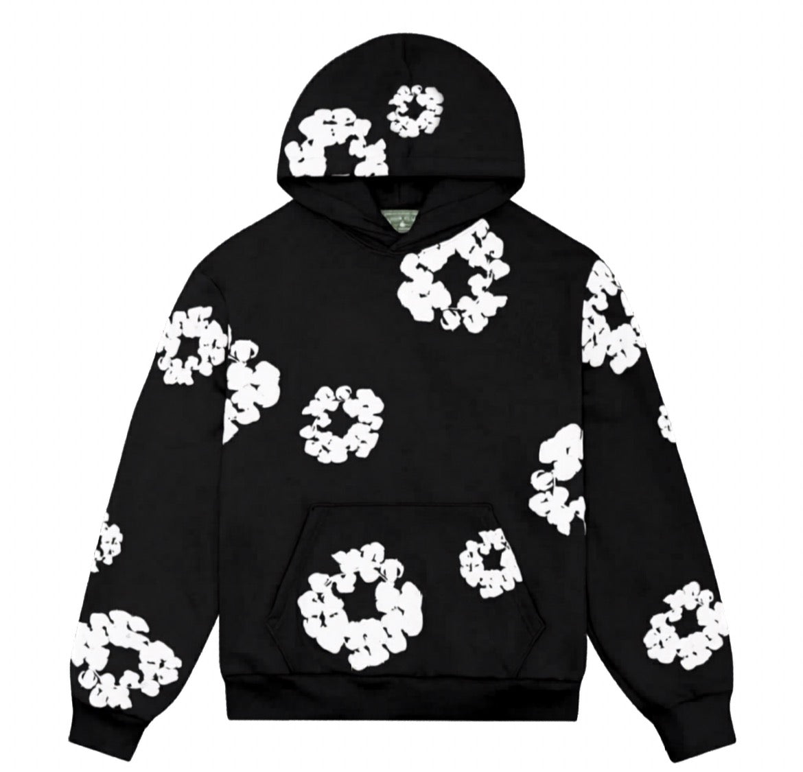 Black and white hoodie